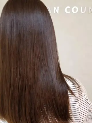 セミロング 吉田 恒のヘアスタイル