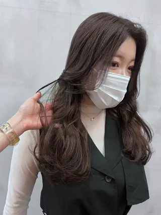 ロング カラー HAIR SALON M Fes 池袋所属・韓国風艶髪✨ 高松静香☑️のヘアスタイル