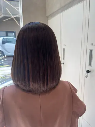 ミディアム 野口 桃香のヘアスタイル