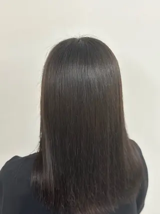 ロング りきと🦋河原町 縮毛矯正/艶カラーのヘアスタイル