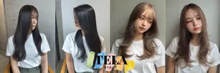 ミディアム TELAHAIR 髪質改善特化型サロンのヘアスタイル