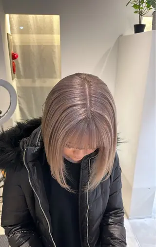 ミディアム カラー 艶髪/ハイトーン💎 レイヤー/Reijiのヘアスタイル