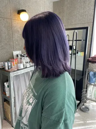 セミロング ボブ/ショートボブ/ 岡山駅/別曽遥也のヘアスタイル