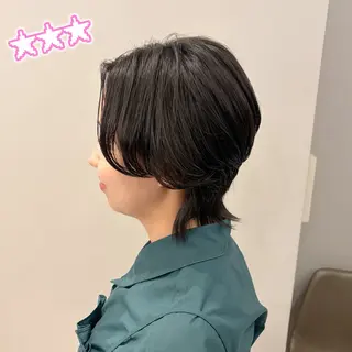 ショート 顔周り/ガーリー /ヘアメ/あつはのヘアスタイル