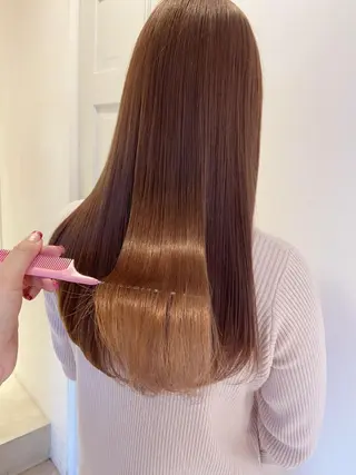 セミロング カラー ヘアアレンジ GAME 天神所属・レイヤーカット指名 No.1💖マユカのヘアスタイル