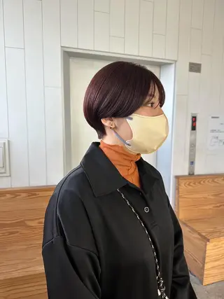 ショート 銀座/韓国/ワンホン 🤍艶髪🖤nahoのヘアスタイル