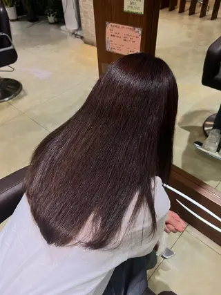 ロング カラー 大野 桃果のヘアスタイル
