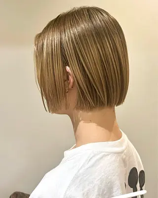 ミディアム ボブ/艶カラー 鎌倉/MIHO🌼のヘアスタイル