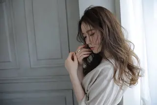 セミロング カラー 朝田 拓実のヘアスタイル