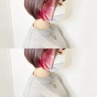 ショート カラー 🦋韓国系指名No1 店長/圓山 祐也🦋のヘアスタイル