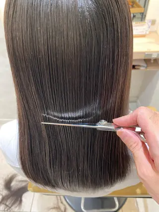 セミロング ⭐️⭐️縮毛矯正の スペシャリスト松本✨のヘアスタイル