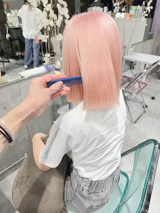 カラー 複雑履歴ブリーチ/ keitoのヘアスタイル