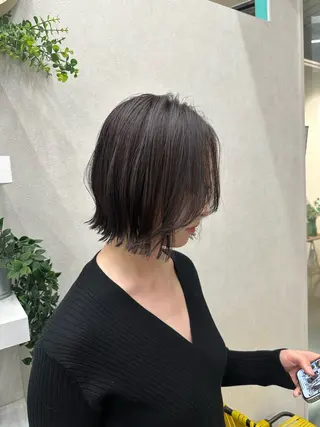 ショート ナチュラル🎀透明感 カラー/香香のヘアスタイル