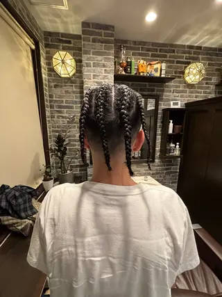 ショート メンズ millionbucks barbershop 上野店所属・【無料/特殊ヘア/ 上野/バーバー】東山のヘアスタイル