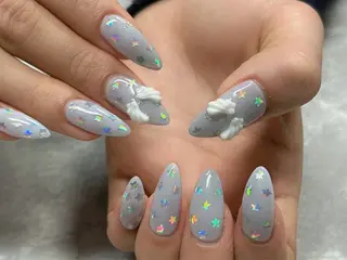 ネイル 【Zina京都駅前】 きぬがわ らむのネイルデザイン