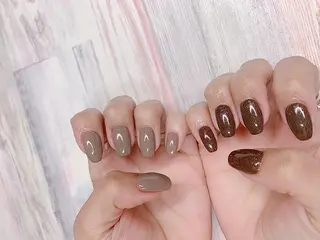 カラー パーマ ヘアアレンジ キッズ ネイル マツエク・マツパ feey ⁑erinaのネイルデザイン