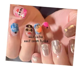 ネイル ﾈｲﾙﾙｰﾑﾘｯｶ 𝐦𝐚𝐲𝐮のネイルデザイン