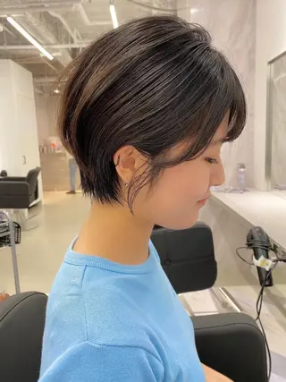 ショート カラー LA KING GINZA TOKYO所属・🧡ショートの達人 🧡SHOのヘアスタイル