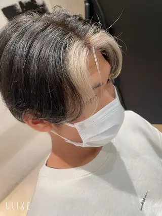 カラー パーマ メンズ ふみや /バレイヤージュのヘアスタイル