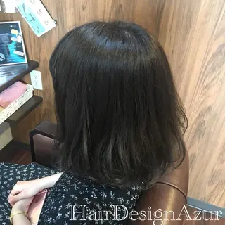 ミディアム カラー HairDesign Azurのヘアスタイル