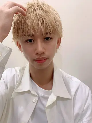 ショート カラー メンズ イーストハムネオ高木 亮人🌿のヘアスタイル