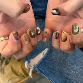 ネイル Trico Antique所属・岩本 杏のネイルデザイン