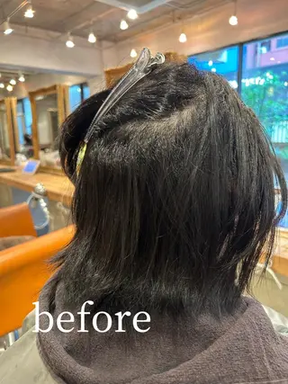 ショート ヘアアレンジ 韓国風カット/ 髪質改善 黒崎のヘアスタイル