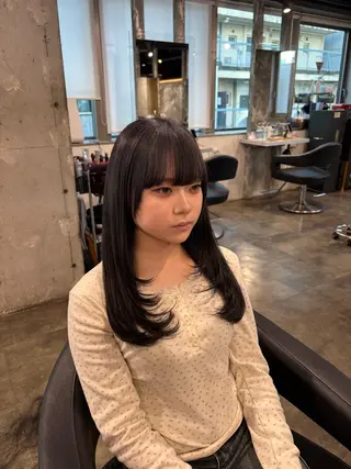 ロング カラー ハイトーン 横浜💞ミオのヘアスタイル