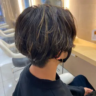 メンズ 新宿/韓国ヘア 中明度カラー/かやのヘアスタイル