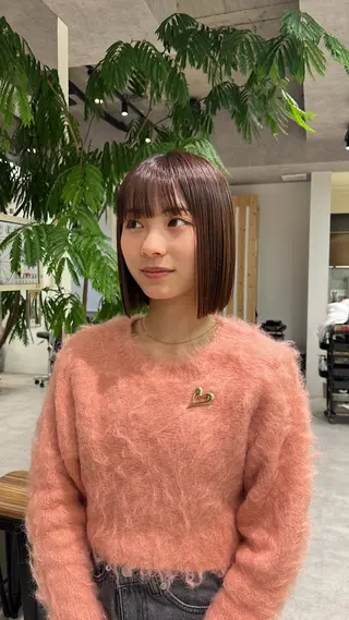 ショート 透明感カラー/ボブ / MARIE🍇のヘアスタイル