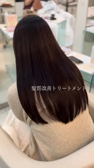 ロング 似合わせカット暖色 カラーhiyonaのヘアスタイル