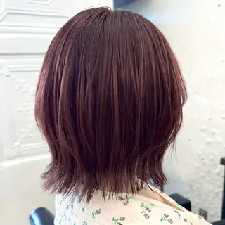 ショート カラー ヘアアレンジ ボブ/レイヤー/ 艶髪/HANA💗のヘアスタイル