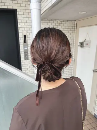 ミディアム 参列♡デートゆるふわ ヘアメイク🎀みゆうのヘアスタイル