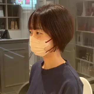 ショート カラー カット/カラー/ パーマ新居見奈央のヘアスタイル