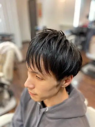 ミディアム dunhill 斉藤 大樹/メンズカットのヘアスタイル