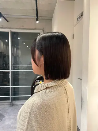 ショート 葉月/ボブ/ 透明感カラー／中目黒のヘアスタイル