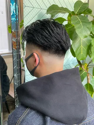 メンズ Le'a所属・渋谷/フェード/ 國分 翔のヘアスタイル