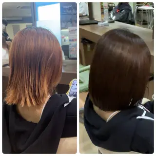 ショート カラー CONAN｜レイヤー ボブ／ハイトーンのヘアスタイル