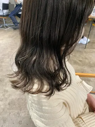 ミディアム カラー 🌼透明感艶カラー オリーブ🌼河村咲のヘアスタイル