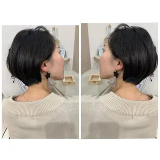 ショート 京都大人女性ショート 徒歩1分/秋山のヘアスタイル