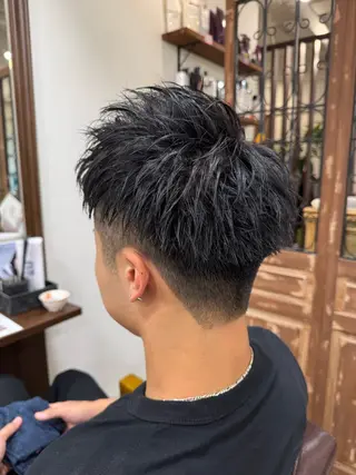 メンズ メンズカット/透明感 カラー/河端悠花のヘアスタイル