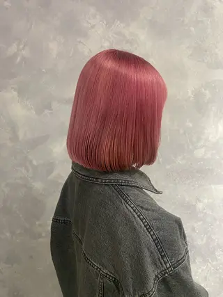 ショート カラー Null原宿所属・jyui/原宿 ハイトーン/デザインのヘアスタイル