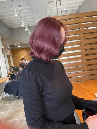 ミディアム カラー 🫧 栄ハイトーン Yasuyo🫧のヘアスタイル