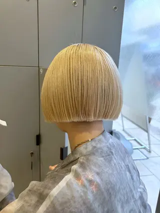 ショート カラー 🦖ミニボブ/ボブ /MOEKA🦕のヘアスタイル