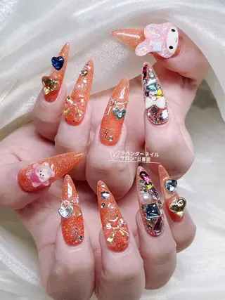 ネイル ラベンダー💖日暮里 ルル💖ネイルのネイルデザイン