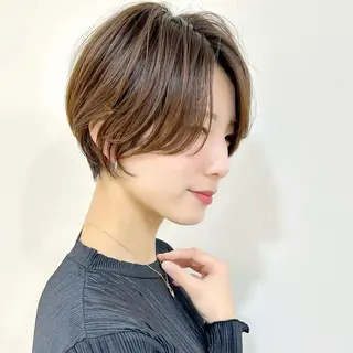 ショート カラー lab.by ioe中崎店所属・中北篤志 ショートボブのヘアスタイル