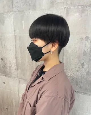 ショート _WHITE 浜松 店長 もえかのヘアスタイル