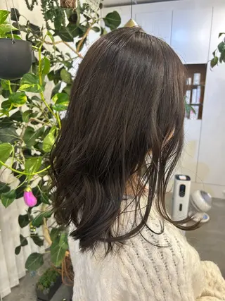 セミロング カラー aen parlor所属・💐レイヤー/暖色 /りゅーき💐のヘアスタイル