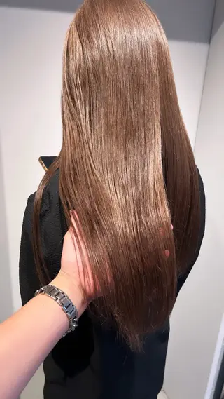 ロング ダン/メンズ/ 顔周り×透明感カラーのヘアスタイル