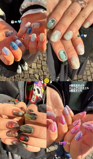 ネイル プライベートネイルサロンone nail所属・one nail 【推し/概念ネイル】のネイルデザイン